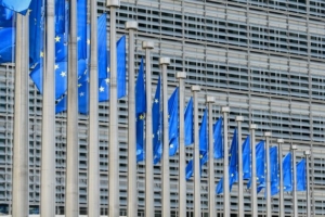 EU Flaggen vor Berlaymont