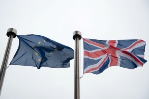 EU-UK Flaggen